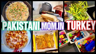 A day in the life of a Pakistani mom in Turkey! 🇹🇷 🇵🇰 | From breakfast to dinner 🍽️