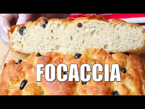 EASY No Knead Italian FOCACCIA Bread Recipe | ITALIAN BREAD Made PERFECT & SOFT Focaccia