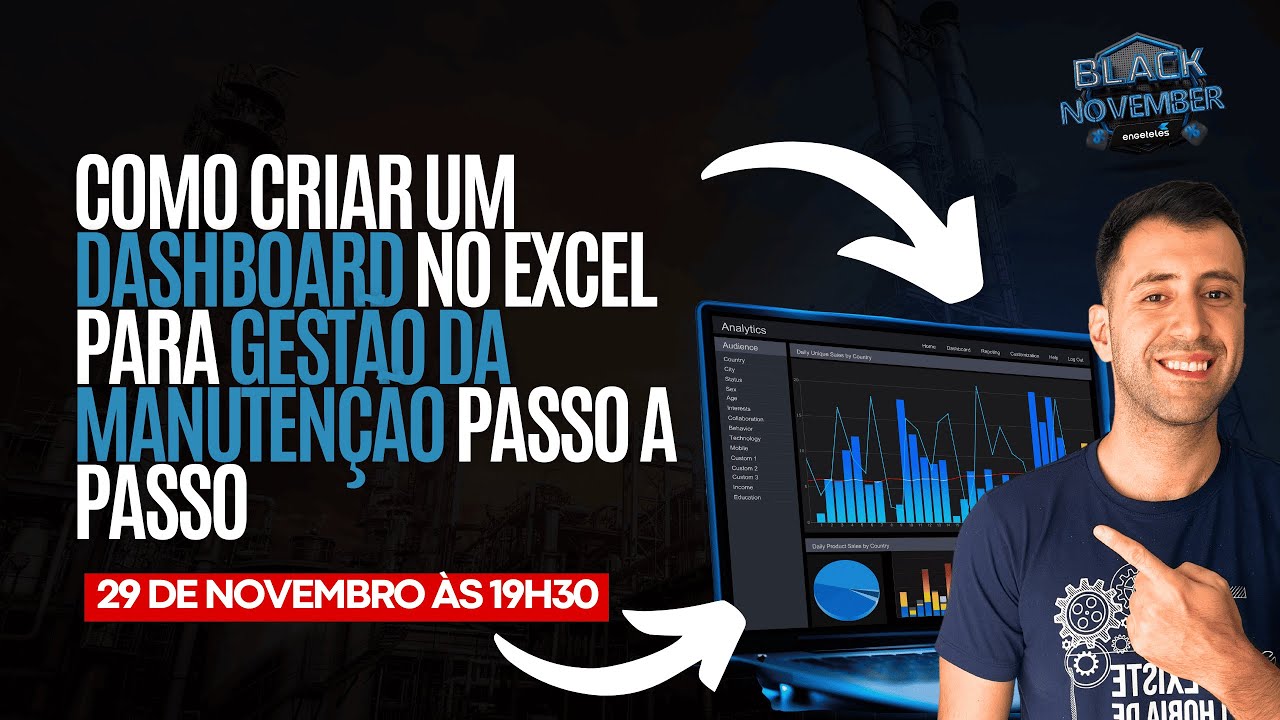 Como Criar um Dashboard no Excel para Gestão da Manutenção Passo a Passo