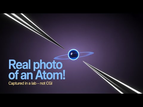 Captured for the First Time! — This Is What a Single Atom Looks Like