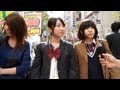 寝坊しちゃったzzz♥可愛い女子高生４人組！池袋♡街角美女VS芸人 Vol.10
