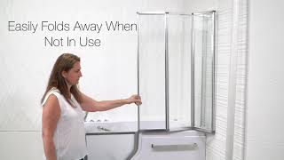 Ella 4-Fold Glass Shower Screen Video
