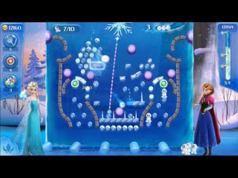 Frozen Free Fall: Icy Shot Level 143 - NO BOOSTERS ☃☃☃