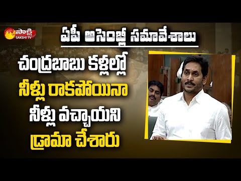 CM YS Jagan Comments on Chandrababu Drama's in Assembly | AP Assembly 2021 DAY-2 | Sakshi TV