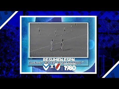 RESUMEN | Velez 1 Vs River 1 | Copa Libertadores 1980