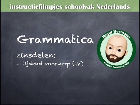 Grammatica zinsontleding - lijdend voorwerp (LV)