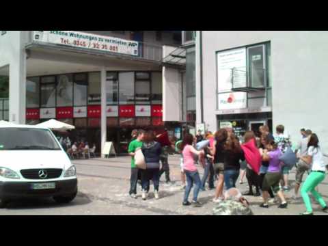 Der erste Flashmob in Merseburg