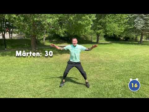 Håll dig aktiv med Mårten Nylén - Hur många Jumping Jacks hinner du på 30 sekunder?