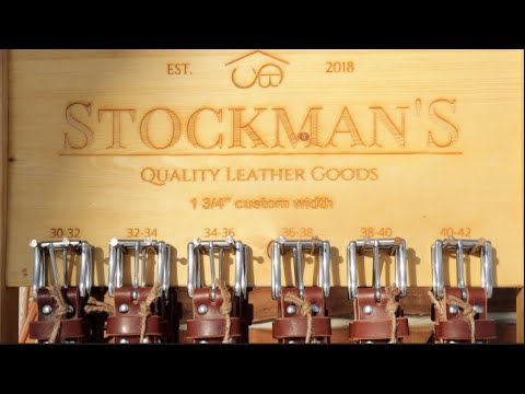 Stockman's Quality Leather Belts LIFETIME WARRANTY