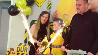 İnşaat temalı doğum günü