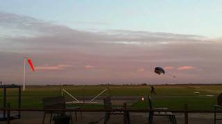 preview picture of video 'Last sunset jump at Langar Airfield 25/2/2012'