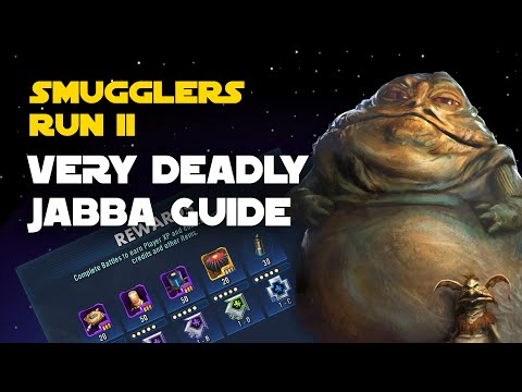 Smugglers Run 2 Very Deadly Jabba without Ultimate Guide | SWGOH Assault Battle