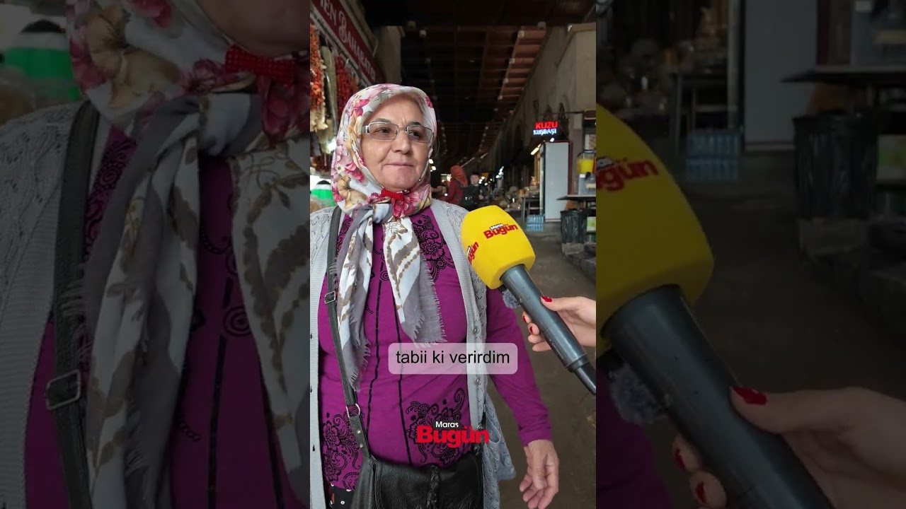 Kahramanmaraş’ta sokakta soruldu: Eşinize böbreğinizi verir miydiniz?