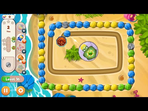 Marble Woka Woka Level -16 | Bubble Shooter Color Match 3