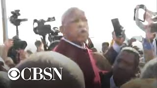 Representative John Lewis speaks at Selma march anniversary