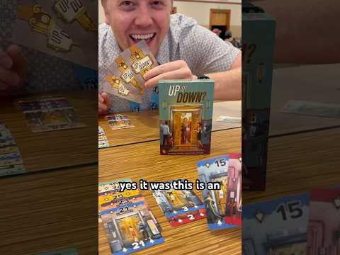 My current favorite Short Card Game! #upordown #boardgames #capstone