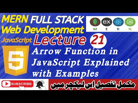 Lecture 21 Arrow Function In Javascript Explained With Examples Beginner Friendly Tutorial