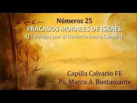 Números 25 - FRACASOS MORALES DE ISRAEL