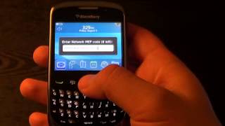 2 Ways How to unlock Blackberry Curve 9300 9310 9330 AT&T Verizon T-mobile Rogers Vodafone Telus