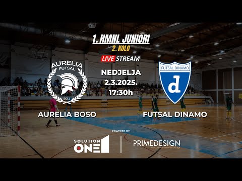 1. HMNL Juniori II. kolo | Aurelia Boso vs Futsal Dinamo |