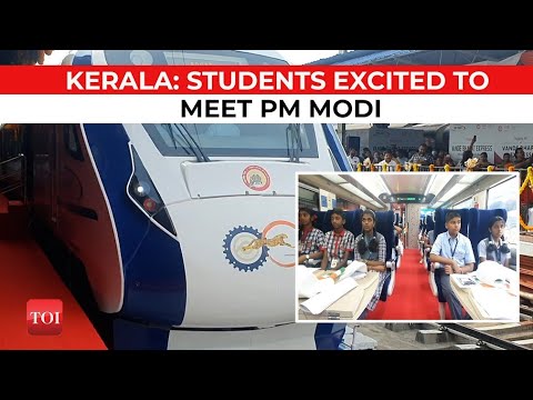 PM Modi flags off Vande Bharat train in Kerala's Thiruvananthapuram; students excited to interact