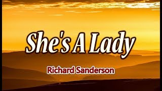 She&#39;s A Lady - Richard Sanderson (KARAOKE VERSION)