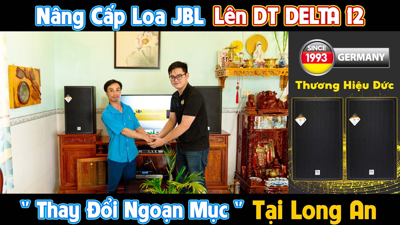Video sản phẩm Loa Karaoke DT Delta12 (full bass 30cm, 2 đường tiếng)