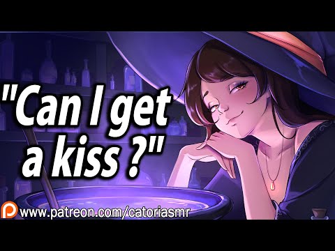 Witch Girlfriend Drinks a Love Potion "Can I Get a Kiss~?" [Affectionate] [ASMR Roleplay]