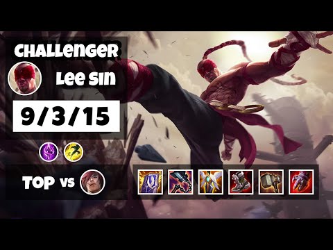 Lee Sin vs Sett OCE Challenger TOP (9/3/15) - v11.14