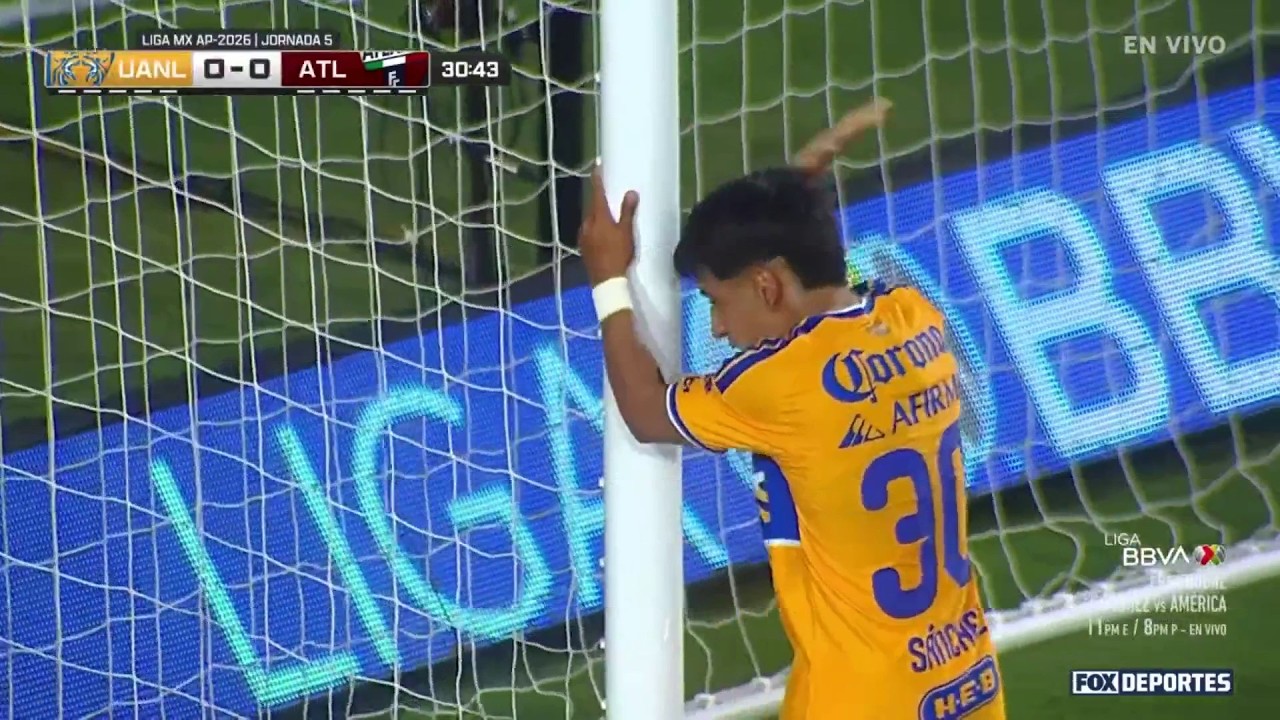 😱🫢 DIEGO SÁNCHEZ NO PUDO ABRIR EL MARCADOR | Tigres UANL 0-0 Atlante FC | Jornada 5 | Liga MX