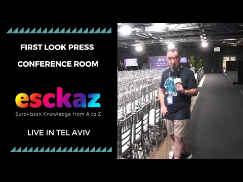 ESCKAZ in Tel Aviv: First look press conference room