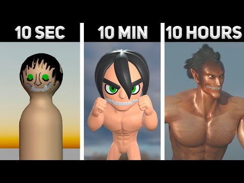 Eren Titan - The Rumbling / Animation: 10 Hours, 10 Minutes, 10 SECONDS!