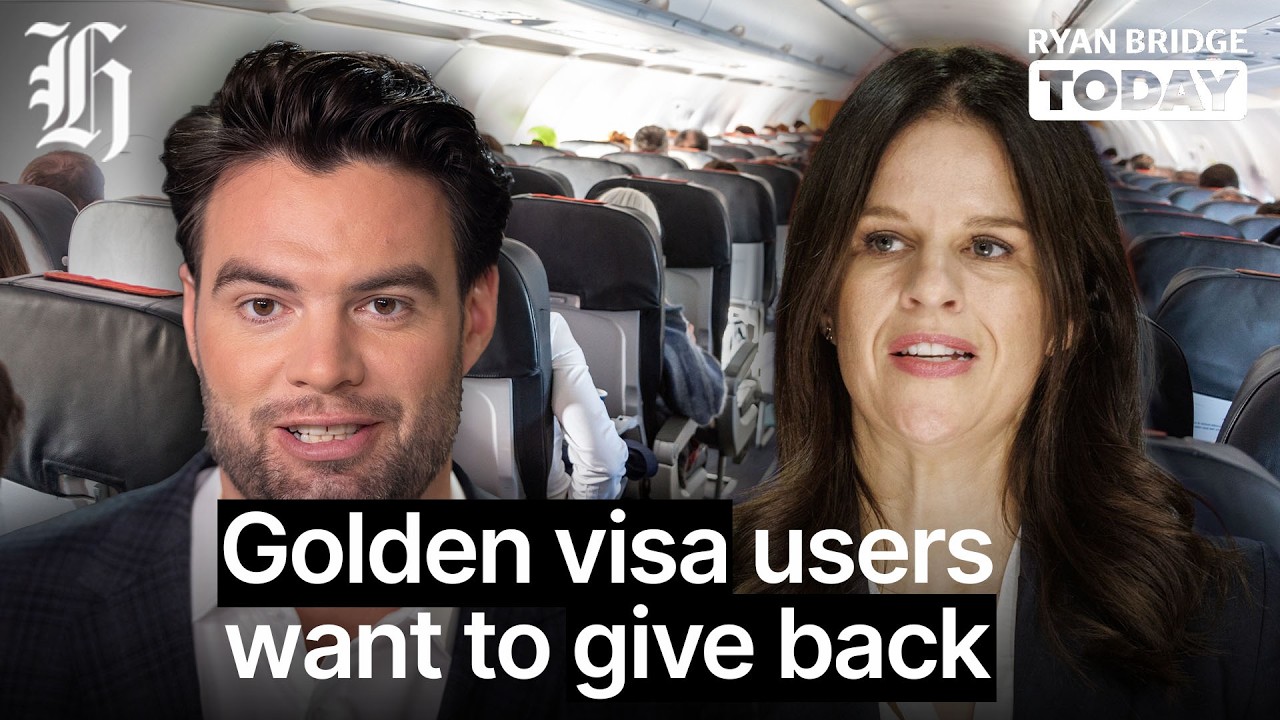 Golden visa users say they 'want to give back' through donations | Ryan Bridge TODAY