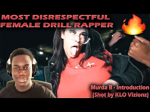 MOST DISRESPECTFUL FEMALE DRILL RAPPER 🔥 WaviJus Reacts To - Murda B - Introduction