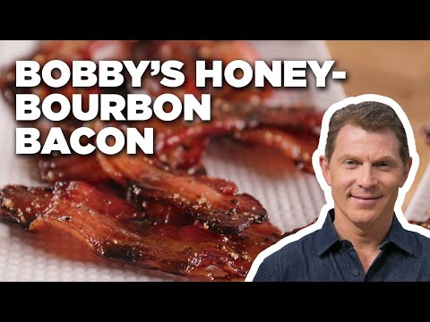 Honey-Bourbon Glazed Bacon with Bobby Flay | Brunch @...