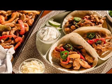 Sheet Pan Dinner Idea: Quick Turkey Fajitas