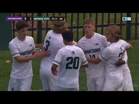 Northwestern Wildcats vs Michigan State Spartans 2022.10.30 / NCAA Soccer Men`s