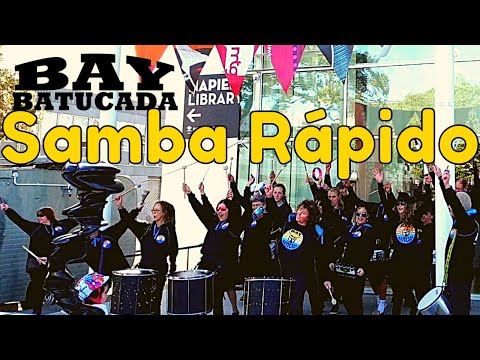 Bay Batucada playing samba at MTG 2021