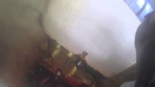preview picture of video 'Helmet Cam from Orchard Park Fire Co June 2013 Live Burn'
