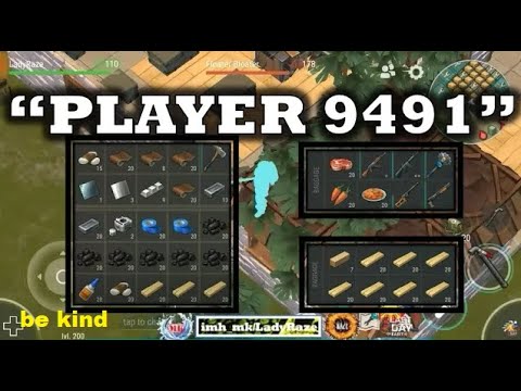 "PLAYER 9491" with 1-c4 needed | using unfinished turret to block - Last Day On Earth: Survival