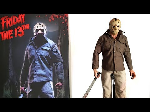 UNBOXING. JASON VOORHEES FRIDAY THE 13TH 1/6 SCALE FIGURE