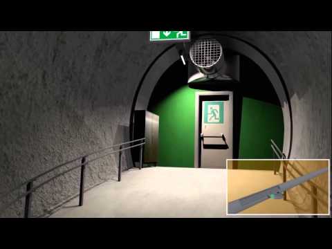 Rettungssystem im Arlbergtunnel: Verhalten im Ernstfall