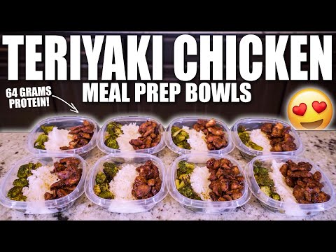 BODYBUIDING TERIYAKI CHICKEN MEAL PREP BOWLS
