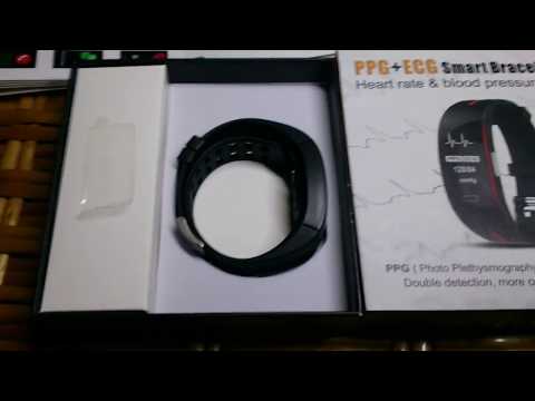 P3 KAIHAI H66 фитнес браслет который измеряет давление ЭКГ vs Amazfit Cor A1702CB