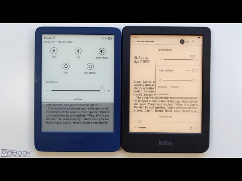 Kindle vs Kobo Clara BW and Clara Colour Comparison