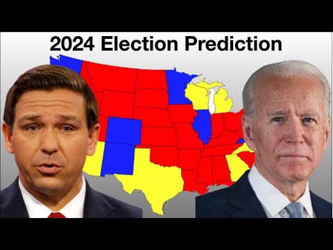 2024 Election Prediction | Ron DeSantis vs Joe Biden