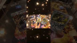THEY GOT SIGNED #pokemon #pokemontcg #smallbrand #enjoythelittlethings #holygrail