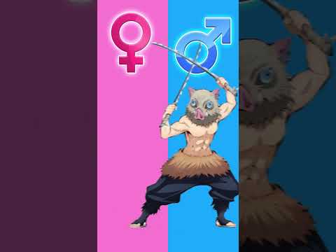 【Demon Slayer】characters Gender swap #tanjiro #nezuko #mitsuri  #kimetsunoyaiba #demonslayer