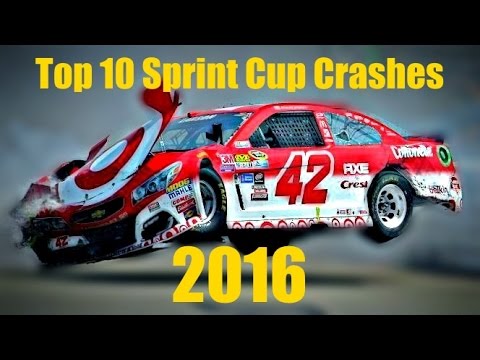 Top 10 NASCAR Sprint Cup Crashes of 2016