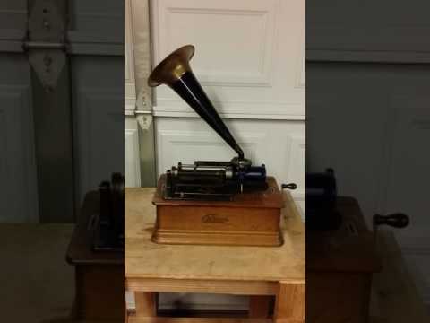 Edison Home Phonograph Model H demo